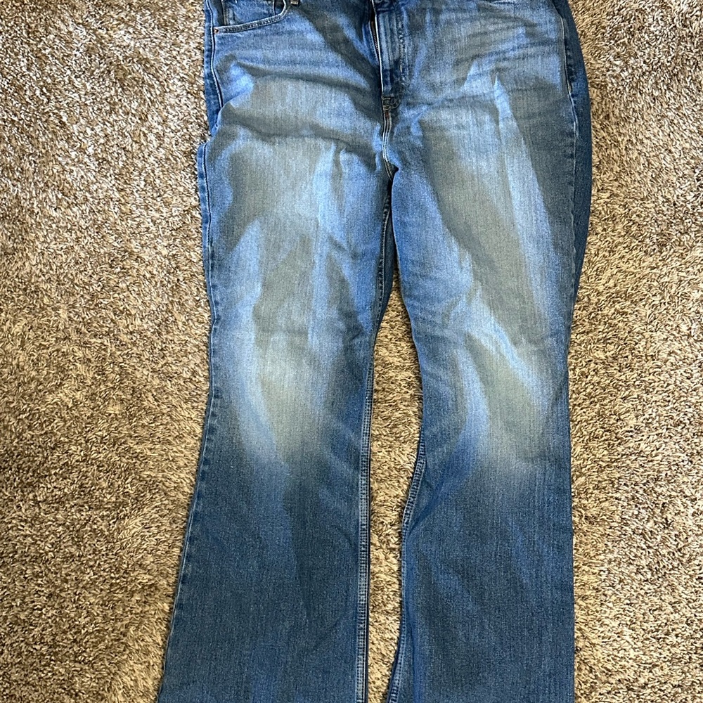 Old Navy Women's Blue Flare Jeans